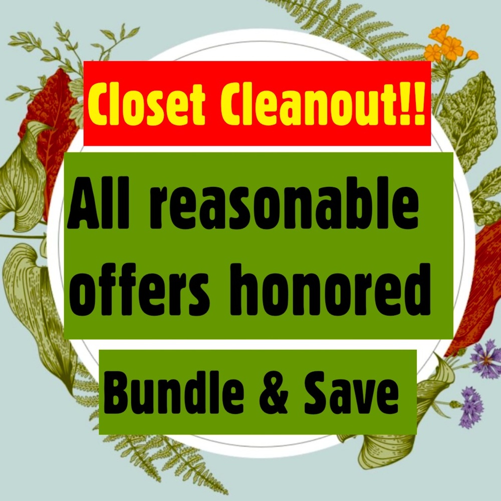 Closet Cleanout!!! Make an offer